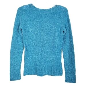 VTG MERONA textured sweater blue